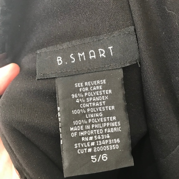 B SMART Sequinned Mini Party Dress Black - Picture 3 of 4